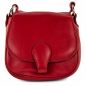 Preview: Damenhandtasche mit Riegel - rot