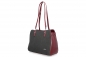 Preview: Karen Damenhandtasche 9299 anthrazit bordeaux