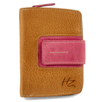 HZ Damengeldbörse braun pink