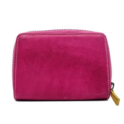 HZ Damengeldbörse pink gelb