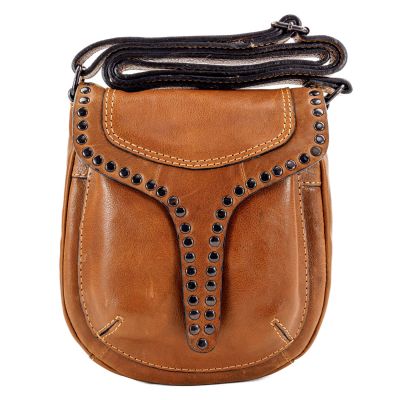 Ledertasche 2189 Tumble Cognac