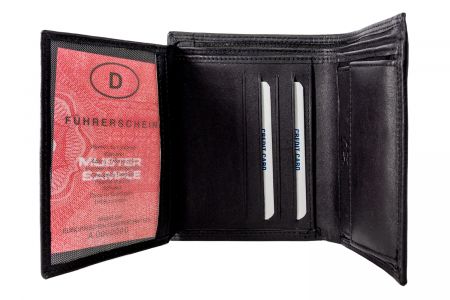 HZ-Kombigeldbörse schwarz