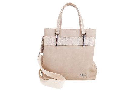 Karen Damenhandtasche 2206 beige silber