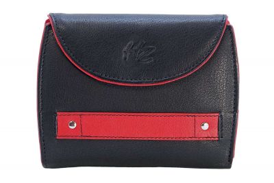 HZ Damengeldbörse schwarz rot