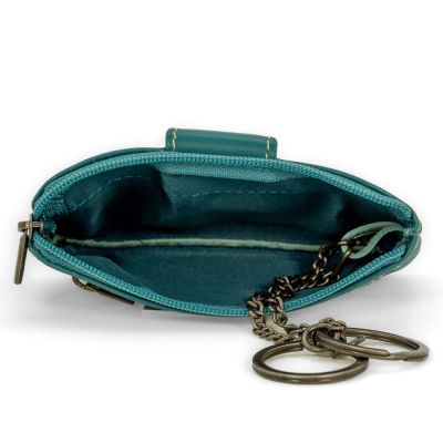 HZ Schlüsseltasche blau petrol