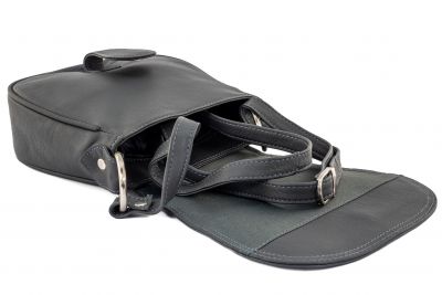Damenhandtasche mit Riegel - rot