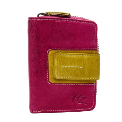 HZ Damengeldbörse pink gelb
