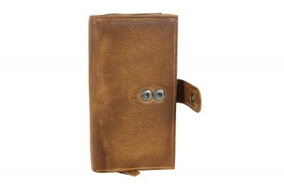 eltaschi Damengeldbörse cognac multi